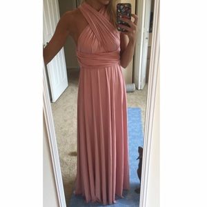 Blush Infinity Bridesmaid Dress